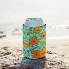 Load image into Gallery viewer, California Poppies Can Cooler