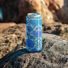 Load image into Gallery viewer, Blue Poppies Can cooler