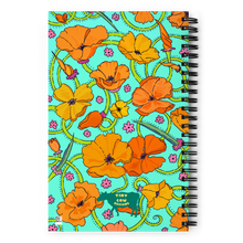 Load image into Gallery viewer, California Poppies Spiral Notebook