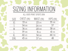 Load image into Gallery viewer, Sports Bra - Fireside Gingham