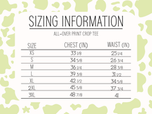 Load image into Gallery viewer, Natural Cow Print - Cropped Tee