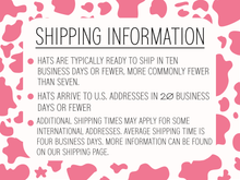 Load image into Gallery viewer, "Watermelon" Embroidered Pastel Hat