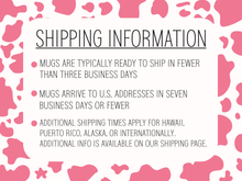 Load image into Gallery viewer, "Moo Merch" Mug - Pink Cow Print