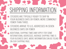 Load image into Gallery viewer, "A Cold Embrace" - Kiss-cut Sticker