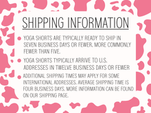 Load image into Gallery viewer, Yoga Shorts - Berry Gingham