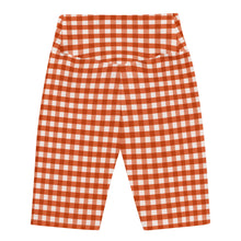 Load image into Gallery viewer, Biker Shorts - Fireside Gingham
