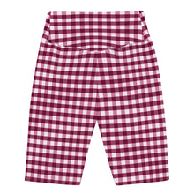 Load image into Gallery viewer, Biker Shorts - Berry Gingham