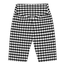 Load image into Gallery viewer, Biker Shorts - Black Gingham