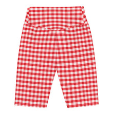Load image into Gallery viewer, Biker Shorts - Red Gingham
