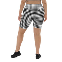 Load image into Gallery viewer, Biker Shorts - Black Gingham
