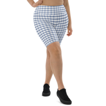 Load image into Gallery viewer, Biker Shorts - Foggy Gingham