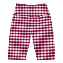 Load image into Gallery viewer, Biker Shorts - Berry Gingham