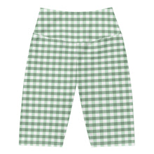 Load image into Gallery viewer, Biker Shorts - Sage Green Gingham