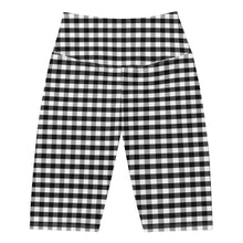 Load image into Gallery viewer, Biker Shorts - Black Gingham