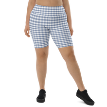 Load image into Gallery viewer, Biker Shorts - Foggy Gingham