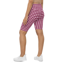 Load image into Gallery viewer, Biker Shorts - Berry Gingham