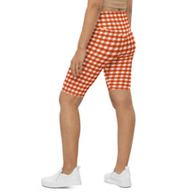 Load image into Gallery viewer, Biker Shorts - Fireside Gingham