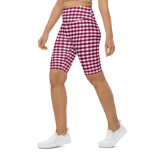 Load image into Gallery viewer, Biker Shorts - Berry Gingham