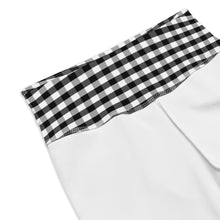 Load image into Gallery viewer, Biker Shorts - Black Gingham