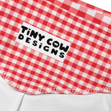 Load image into Gallery viewer, Biker Shorts - Red Gingham