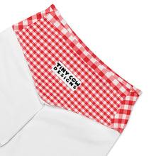 Load image into Gallery viewer, Biker Shorts - Red Gingham