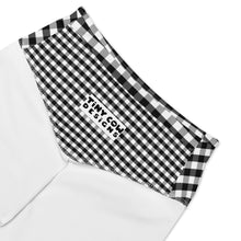 Load image into Gallery viewer, Biker Shorts - Black Gingham