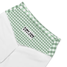 Load image into Gallery viewer, Biker Shorts - Sage Green Gingham