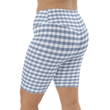 Load image into Gallery viewer, Biker Shorts - Foggy Gingham