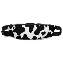 Load image into Gallery viewer, "Moo Merch" Fanny Pack - Black Cow Print