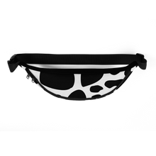 Load image into Gallery viewer, "Moo Merch" Fanny Pack - Black Cow Print