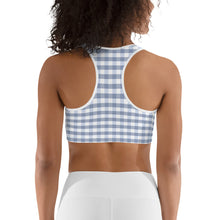 Load image into Gallery viewer, Sports Bra - Foggy Gingham