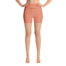 Load image into Gallery viewer, Yoga Shorts - Fireside Gingham