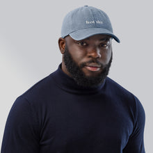 Load image into Gallery viewer, "Hot Shit" Embroidered Denim Hat