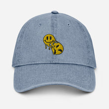 Load image into Gallery viewer, "Melting" Embroidered Denim Hat