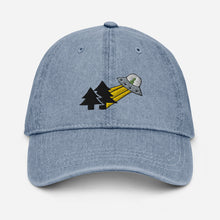 Load image into Gallery viewer, "Abduction" Embroidered Denim Hat