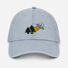 Load image into Gallery viewer, "Abduction" Embroidered Denim Hat