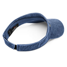 Load image into Gallery viewer, "Daisies" Denim Visor