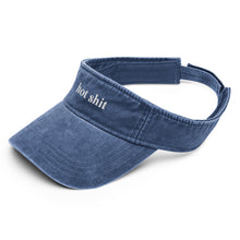 Load image into Gallery viewer, "Hot Shit" Denim Visor