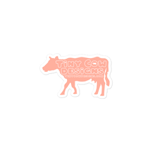Load image into Gallery viewer, "Moo Merch" Cow Sticker - Peach