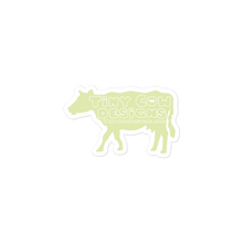 Load image into Gallery viewer, "Moo Merch" Cow Sticker - Green