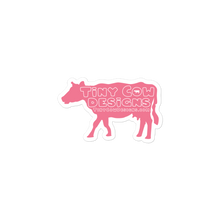 Load image into Gallery viewer, "Moo Merch" Cow Sticker - Dark Pink