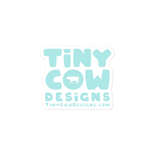 Load image into Gallery viewer, "Moo Merch" Logo Sticker - Blue