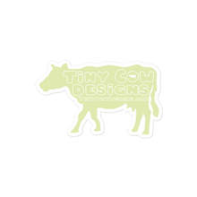 Load image into Gallery viewer, "Moo Merch" Cow Sticker - Green