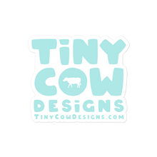 Load image into Gallery viewer, "Moo Merch" Logo Sticker - Blue