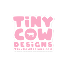 Load image into Gallery viewer, "Moo Merch" Logo Sticker - Light Pink
