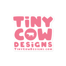 Load image into Gallery viewer, "Moo Merch" Logo Sticker - Dark Pink
