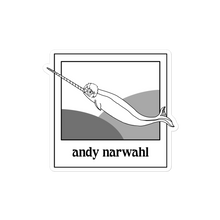 Load image into Gallery viewer, "Andy Narwhal" - Sticker