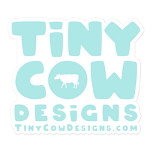 Load image into Gallery viewer, "Moo Merch" Logo Sticker - Blue