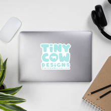 Load image into Gallery viewer, "Moo Merch" Logo Sticker - Blue
