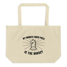 Load image into Gallery viewer, "My Favorite Chess Piece" Tote Bag (Large)
